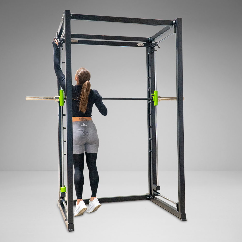 Four-Way Plate Load Smith Machine with Horizontal & Vertical Stops